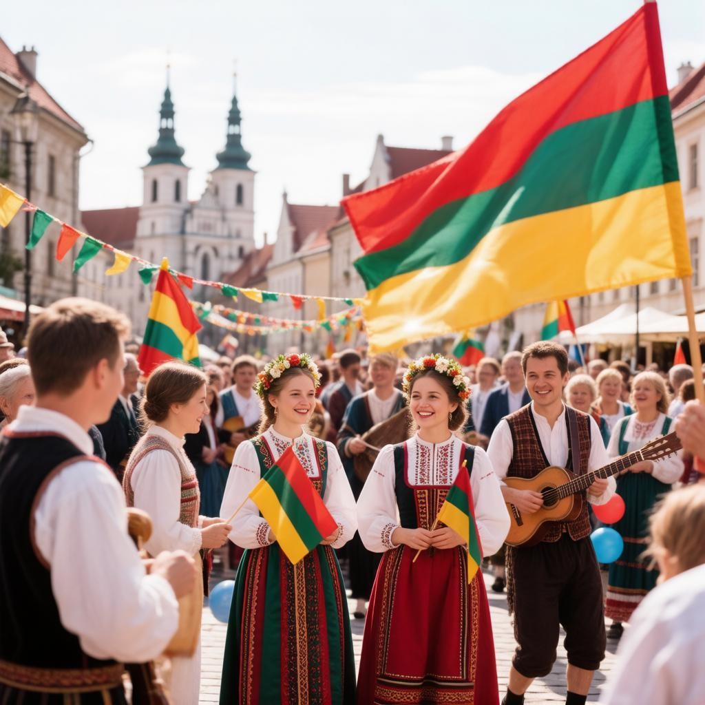 Фото День флага Литвы