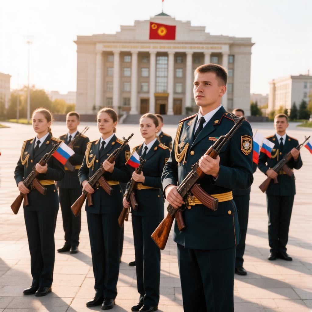 Фото День внутренних войск МВД Кыргызстана