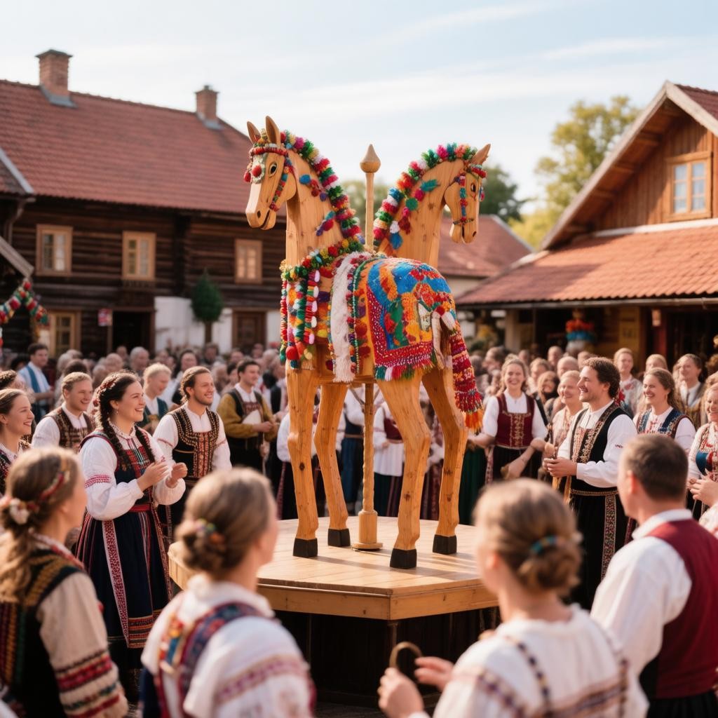 Фото Крестины жеребенка, Лунный новый год
