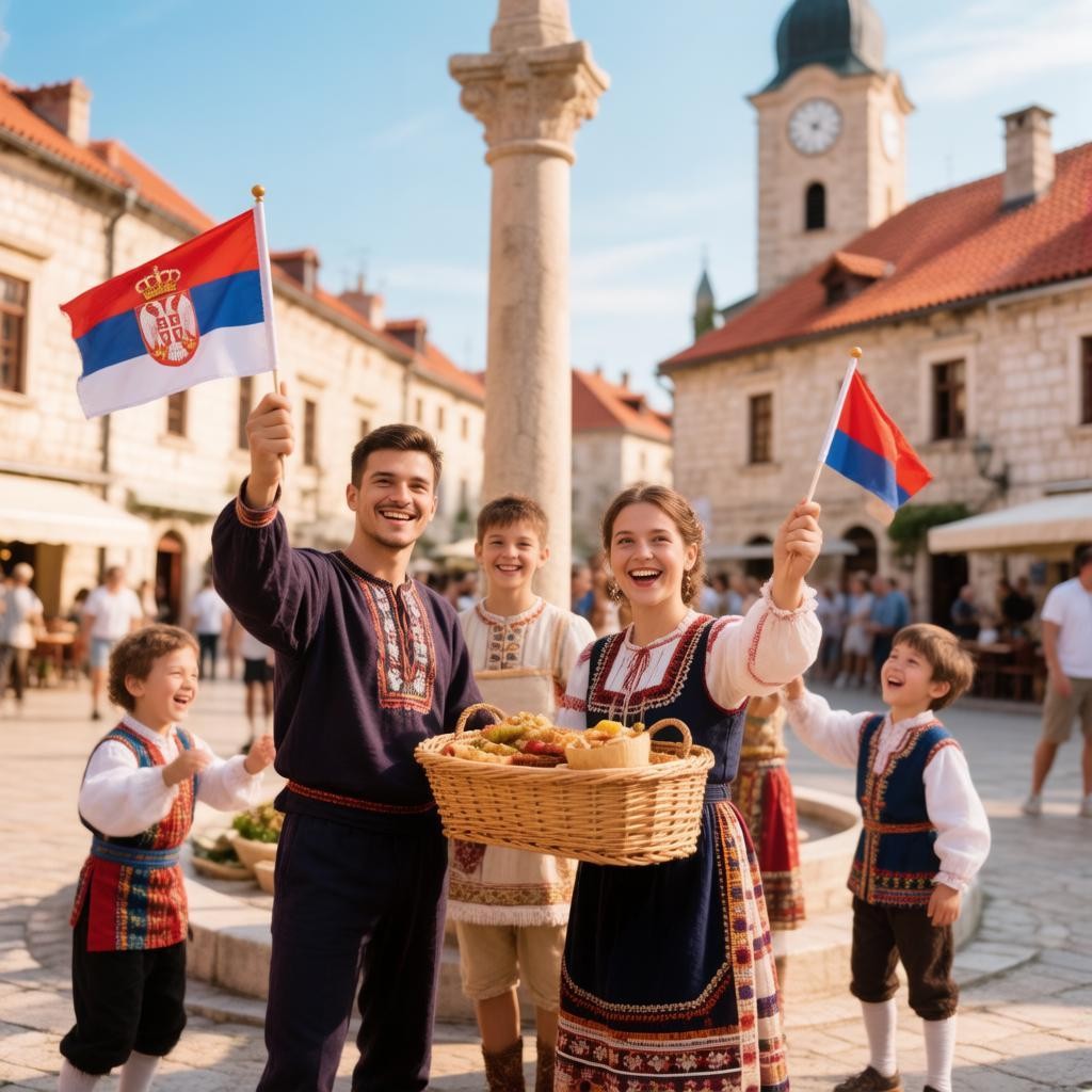 Фото День международного признания Сербии