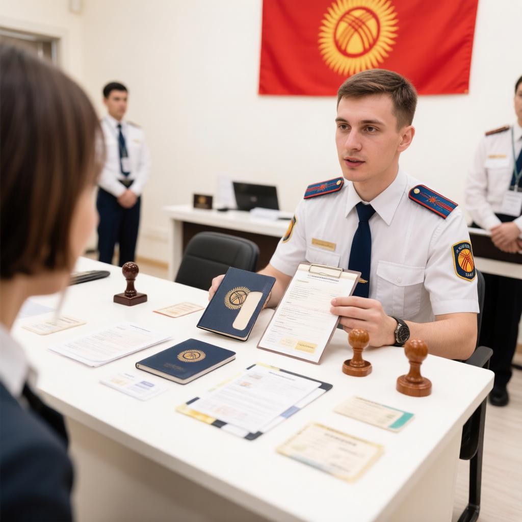 Фото День сотрудника паспортно-визовой службы Кыргызстана