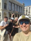 Начало путешествия по Сантьяго с Капитаном Маратом и участниками театральной экспедиции.