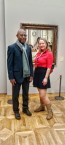 with the Minister of Culture at the State Ttretyakov gallery