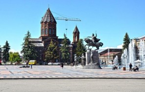 Foto Gyumri - la capital septentrional de Armenia
